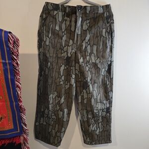 Vintage Treback Camo Pants With Carhartt Leather Badge🔥